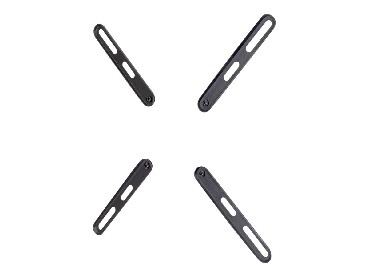 Heavy Gauge Steel Black Fixed Wall Mount Adapter Kit for TVs up to 55"