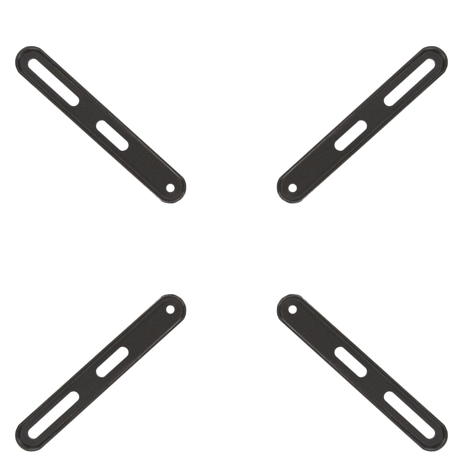 Heavy Gauge Steel Black Fixed Wall Mount Adapter Kit for TVs up to 55"