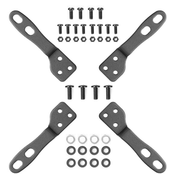 Mount-It! VESA Mount Adapter Kit, TV Wall Mount Bracket Adapter Converts 75x75 and 100x100 mm Patterns to 200x100 and 200x200 mm, Fits Most 23 inch to 42 inch TV's and Monitors, Hardware Included
