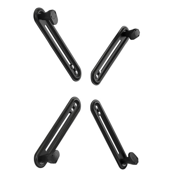 MOUNT-IT! VESA Mount Adapter Mounting Kit for 13in-27in Computer Screens, Black