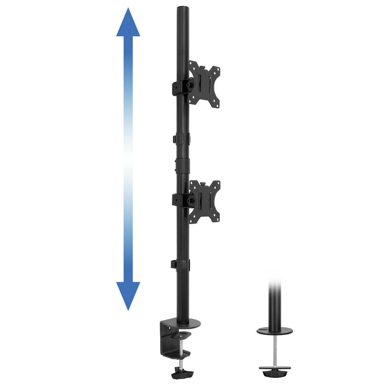 DM-01-2 Dual Monitor Stand - Vertical Double 17 - 30 Monitor