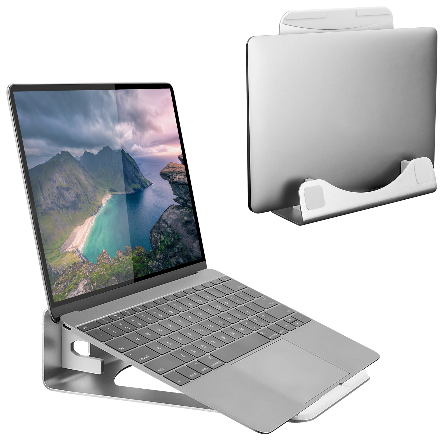 Mount-It! Vertical Notebook Stand | MacBook Stand Holder - image 1 of 7