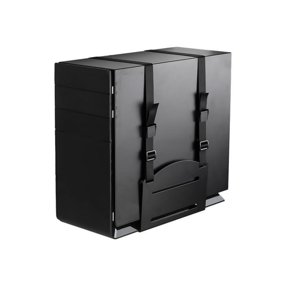 Mount-It! Wall Mounted CPU Holder with Secure Straps