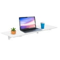 thumbnail image 1 of Mount-It! Wall Mounted Drop Leaf Table, Folding, Workbench, White, 1 of 9