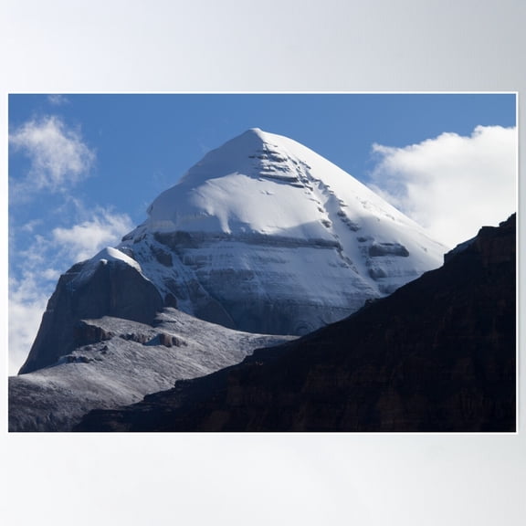 Mount Kailash Himalayas range Tibet Poster, 16x24 UNFRAMED