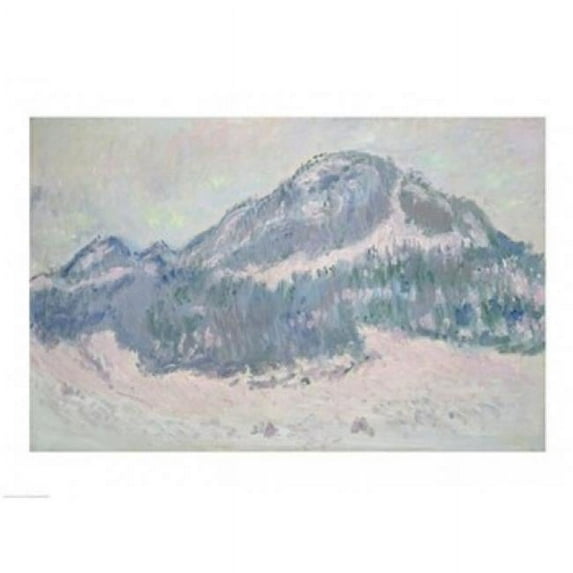 Mount Kolsaas Norway 1895 Poster Print by Claude Monet - 36 x 24 in. - Large