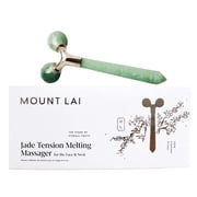 Mount Lai Jade Tension Melting Facial Massager for Face & Neck   Face Roller to Relieve Tension, Soothe Stress, Improve Circulation & Revitalize Skin for Radiant Care