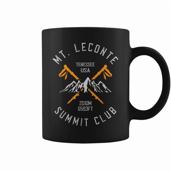 Mount Leconte Mountain Hiker Hiking Coffee Mugs