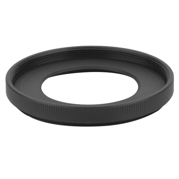 Mount Lens Hood, Anti Fingerprint Aluminium Alloy Easy Installation Camera Lens Hood ES-52 Wear Resistant Black  For  EF-S 24mm F/2.8