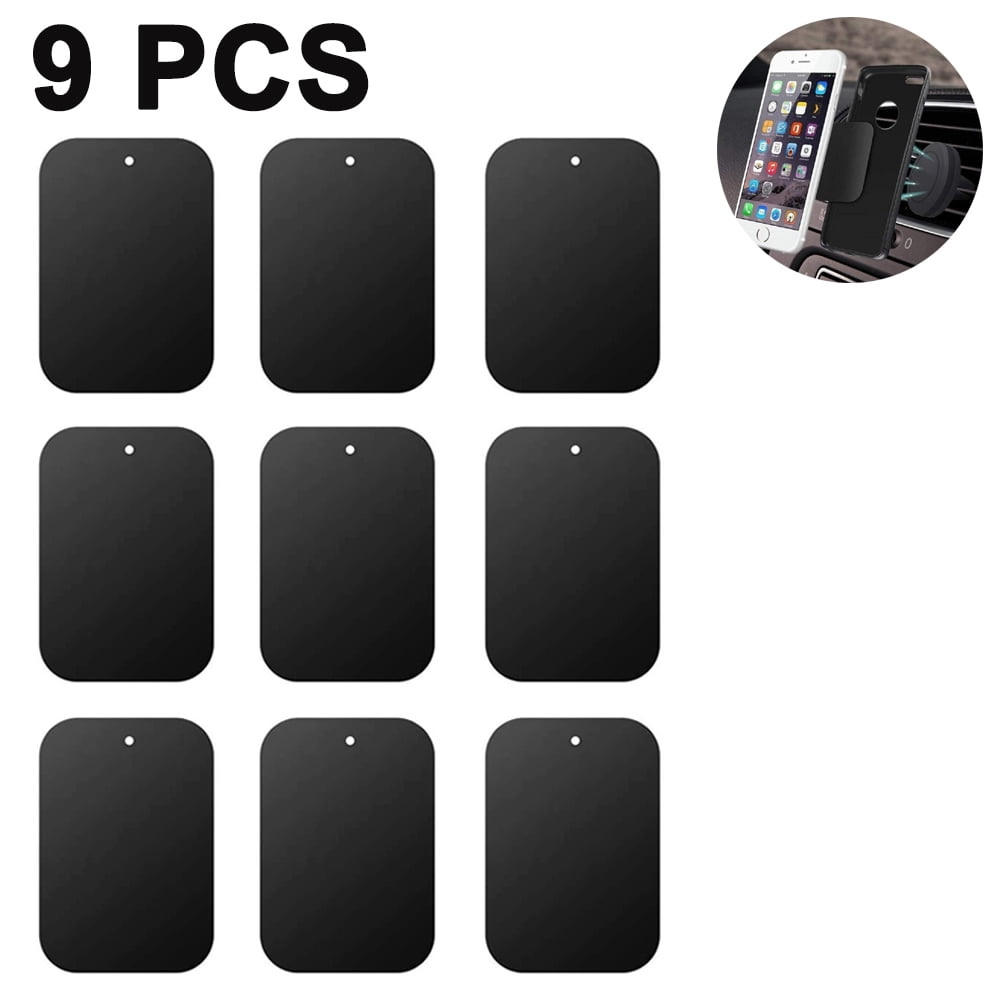 Mount Metal Plate 9 Pack for Cell Phone Car CradleLess Mounts