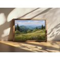 Blue Ridge Poster Mount Mitchell Blue Ridge Parkway North Carolina Mountain Forest ...