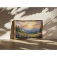 Blue Ridge Poster Mount Mitchell Sunset Blue Ridge Mountain North Carolina Spring ...