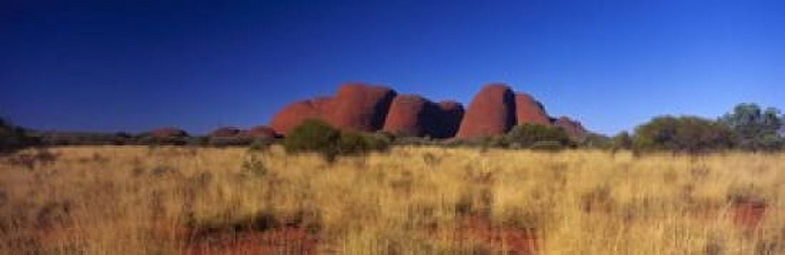 Mount Olga Uluru-Kata Tjuta National Park Australia Canvas Art - Panoramic Images (18 x 6)