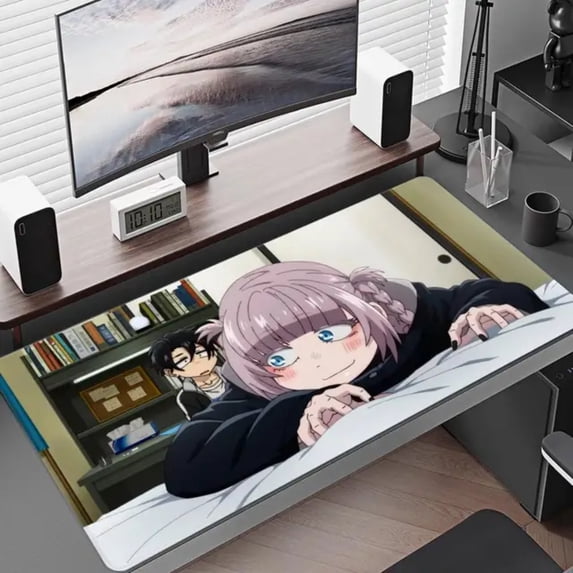 Pre-Owned YNGYFEA Call Night Nanakusa Nazuna Mouse Pad Large Anime Desk Mat Luxury Desktop Cartoon Gaming Gamer Keyboard Office Computer Cushion