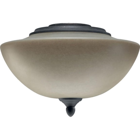 Mount Pleasant Mount 2 Light Mushroom Light Kit in Transitional Style 11.75 inches Wide By 7.75 inches High-Toasted Sienna Finish Bailey Street Home