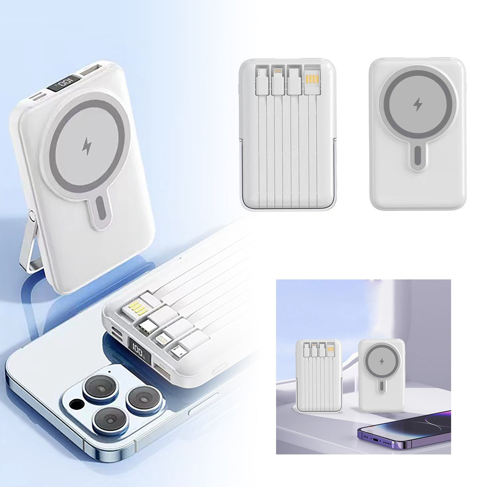 Mount Power Bank Compact And Portable 10000mAh Wireless Charging Mobile