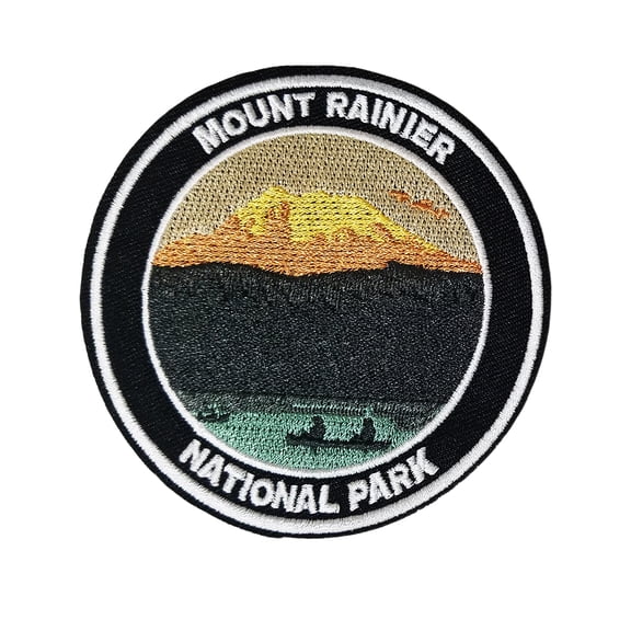 Mount Rainier National Park Embroidered Patch Iron/Sew-On Applique Souvenir