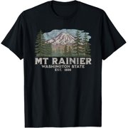 Mount Rainier Retro Mt Rainier Vintage Souvenir T Shirt