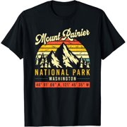 Mount Rainier Vintage Retro T Shirt