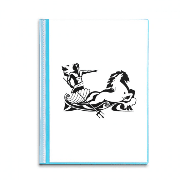 Mount Ride Sea Horses Arrogant Conceited Book Sheet Protectors Portfolio Binder Folder