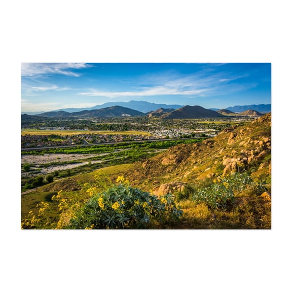 Mount Rubidoux Park - Riverside California Photography Unframed Wall Art Print 12 x 18 inches