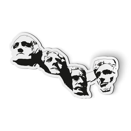 Mount Rushmore - 5" Magnet for Car Locker Refrigerator