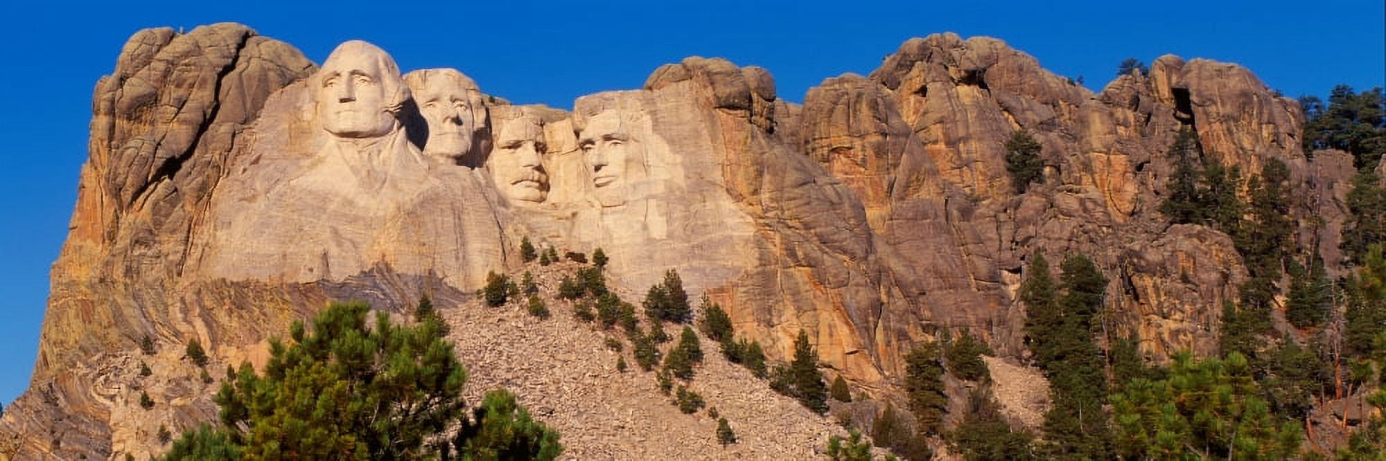 Mount Rushmore Canvas Art - Panoramic Images (27 x 9)