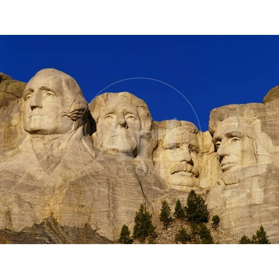 Mount Rushmore Memorial, Figurative World Culture Unframed Photographic Print Wall Art Sold by Art.Com