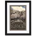 thumbnail image 1 of Mount Rushmore National Memorial Professionally Framed & Matted Art Print from Travel Artwork by Artist Paul A. Lanquist Framed Art Size: 18" x 24", 1 of 5