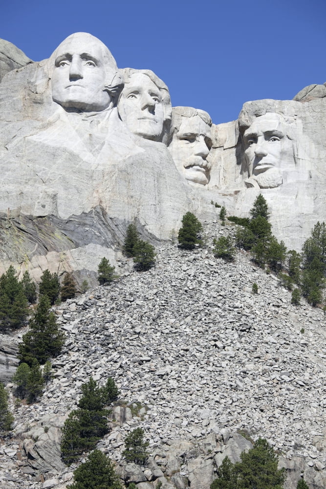 Mount Rushmore National Memorial South Dakota USA Canvas Art - Richard RoscoeStocktrek Images (23 x 35)
