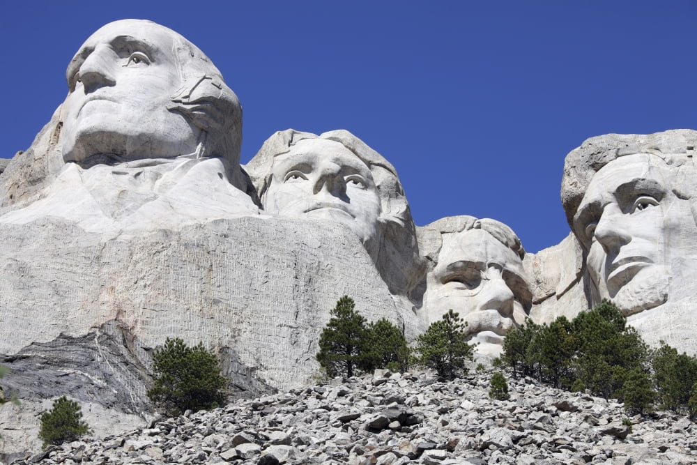 Mount Rushmore National Memorial South Dakota USA Canvas Art - Richard RoscoeStocktrek Images (35 x 23)