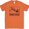 thumbnail image 1 of Mount Rushmore Squad Goals T-Shirt Funny USA America Patriot Humor Tee - Orange, XL, 1 of 1