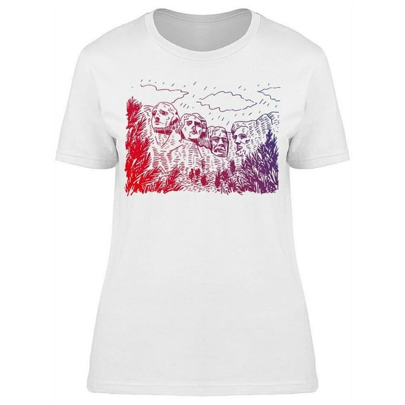 Mount Rushmore T-Shirt Women -Image by Shutterstock, Female Small