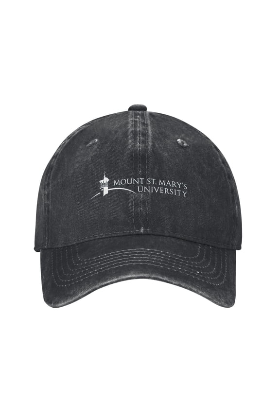 Mount Saint Mary'S University Hat Adult Adjustable Classic Washed Casquette Cap Hat Baseball Cap