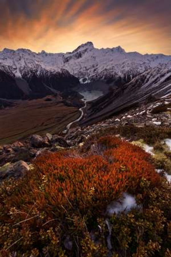 Mount Sefton Canvas Art - Yan Zhang (24 x 36)