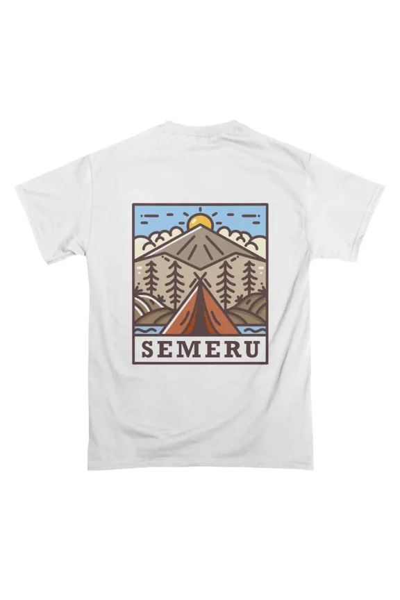 Mount Semeru T-Shirt Tee Gift For Him Merch For Her Apparel For Friend