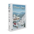 thumbnail image 1 of Mount Snow, Vermont, Retro Ski Resort (1000 Piece Puzzle, Size 19x27, Challenging Jigsaw Puzzle for Adults and Family, Made in USA), 1 of 4