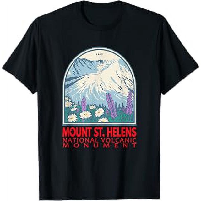 Mount St Helens National Volcanic Monument Emblem Vintage TShirt