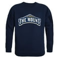 thumbnail image 1 of Mount St. Mary's University Mountaineers College Crewneck Sweatshirt - Navy, Small, 1 of 2