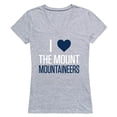 thumbnail image 1 of Mount St. Marys University I Love Women T-Shirt, Heather Grey - Medium, 1 of 1