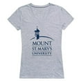 thumbnail image 1 of Mount St. Marys University Seal T-Shirt for Women, Heather Grey - Small, 1 of 1