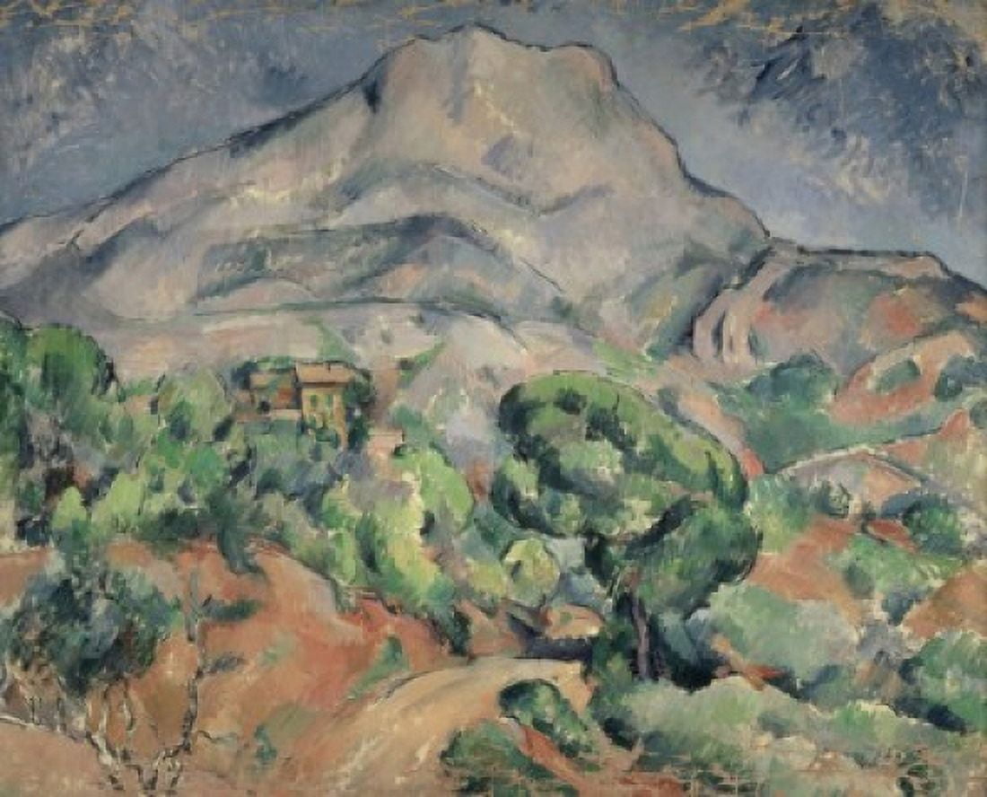 Mount St Victoire (La Montagne Ste-Victoire) Paul Cezanne (1839-1906 French) Private Collection Canvas Art - Paul Cezanne (18 x 24)