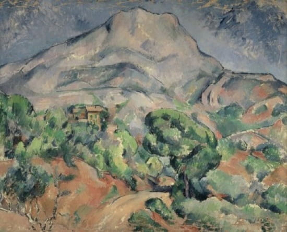 Mount St Victoire (La Montagne Ste-Victoire) Paul Cezanne (1839-1906 French) Private Collection Canvas Art - Paul Cezanne (24 x 36)