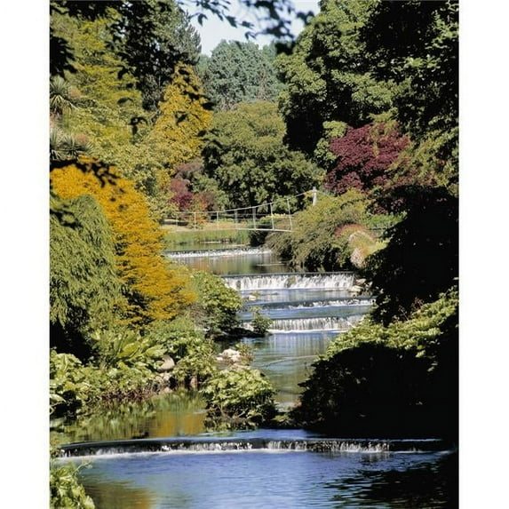 Mount Usher Gardens River Vartry Co Wicklow Ireland; River Through A Garden Poster Print