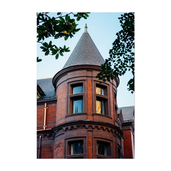 Mount Vernon Architectural Details 02 - Baltimore Maryland Photography Architecture City Vintage Travel Poster Unframed Wall Art Print 32 x 48 inches