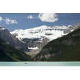 thumbnail image 1 of Mount Victoria And Lake Louise With Canoes In The Distance And Blue Sky With Clouds; Lake Louise Alberta Canada 19 x 12, 1 of 4