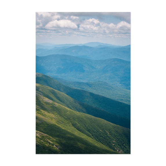Mount Washington Views 02 - New Hampshire Photography Mountain Landscape Nature Forest Pastoral Scenic Unframed Wall Art Print 20 x 28 inches