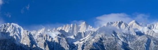 Mount Whitney California Canvas Art - Panoramic Images (38 x 12)