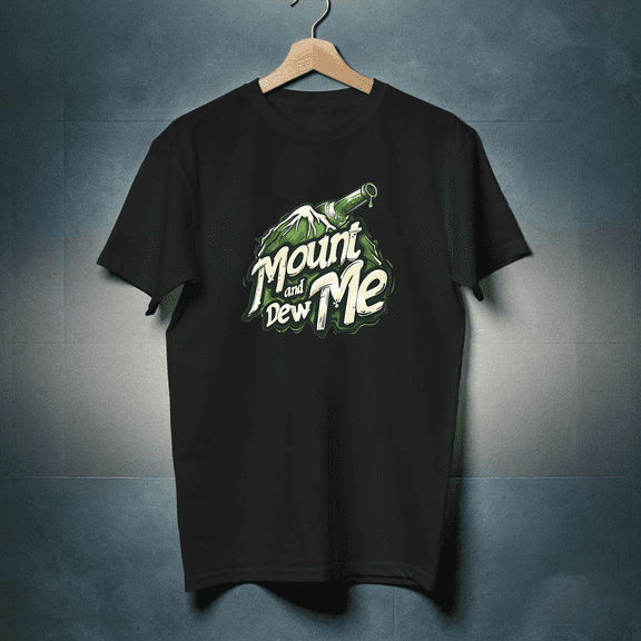Mount and Dew Me Shirt - Hilarious Mtn Dew Parody Tee - Mtn Dew Drink Shirt