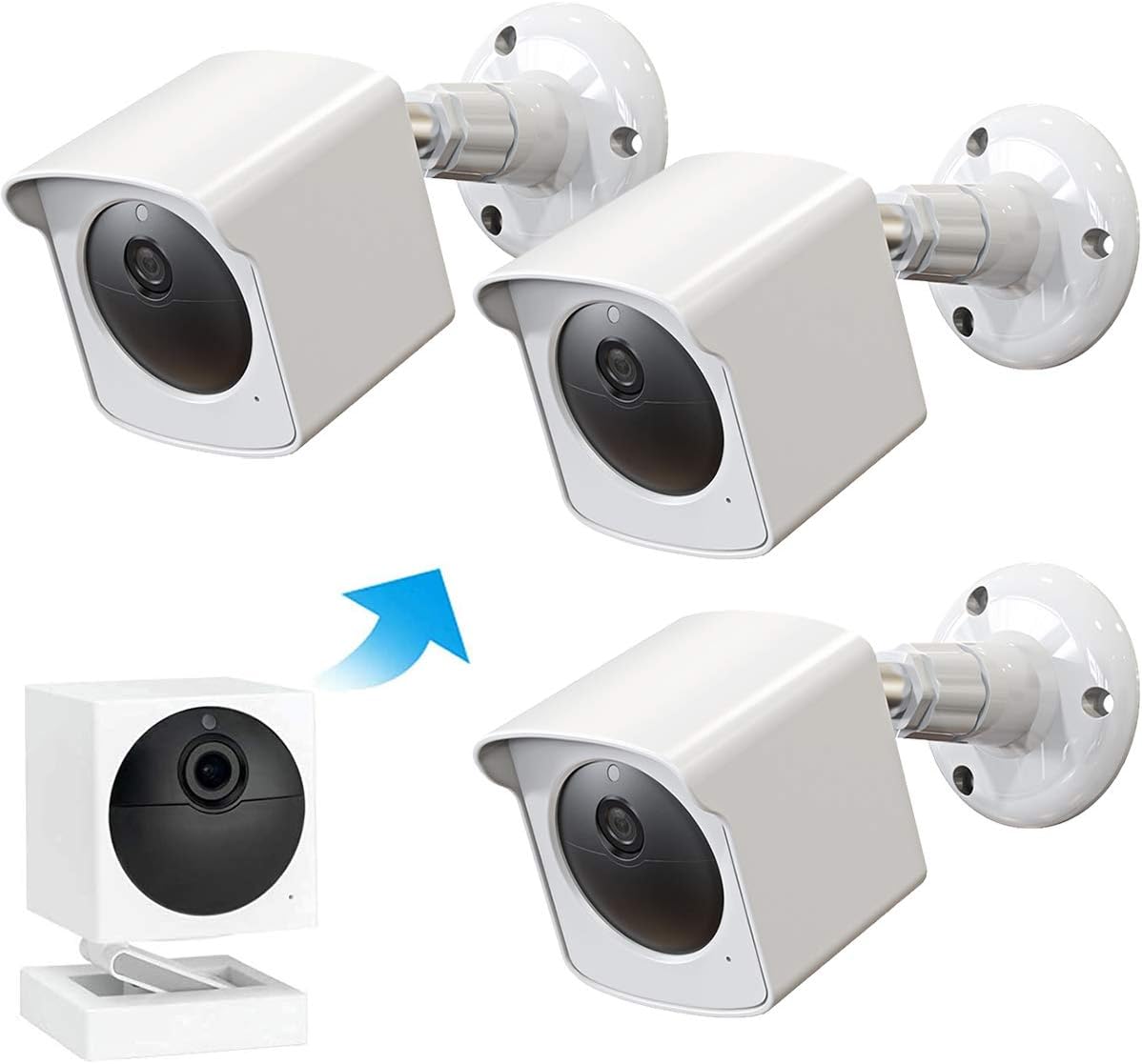 Wyze Cam Wyze V4 Gcioii Mount For All-New ,Weatherproof Protective